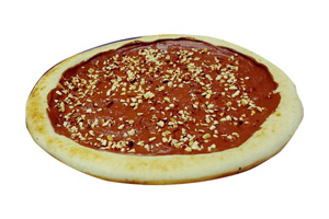 بيتزا جواهر - Pizza Jawahir - بيتزا نوتيلا مكسرات كبير