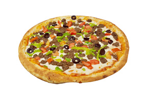 بيتزا جواهر - Pizza Jawahir - بيتزا قطع لحم كبير